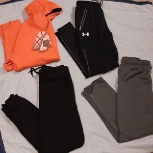 Winter bundle of 1 hoodie and 3 sweatpants